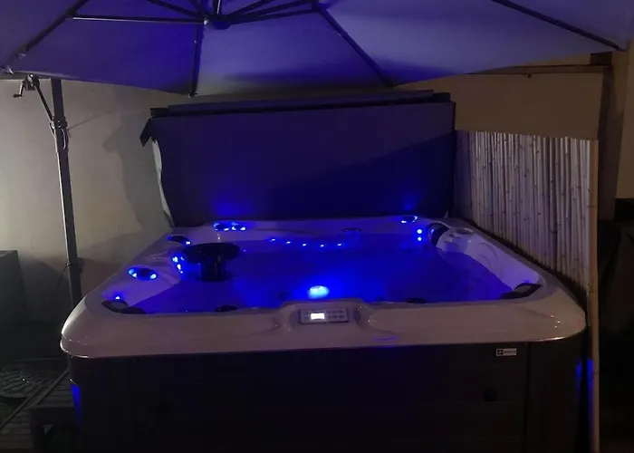 Апартаменты Logement Dans Une Residence De Bien Etre Avec Jacuzzi Et Piscine Chauffee Палава-ле-Фло