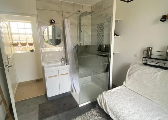 Апартаменты Logement Dans Une Residence De Bien Etre Avec Jacuzzi Et Piscine Chauffee